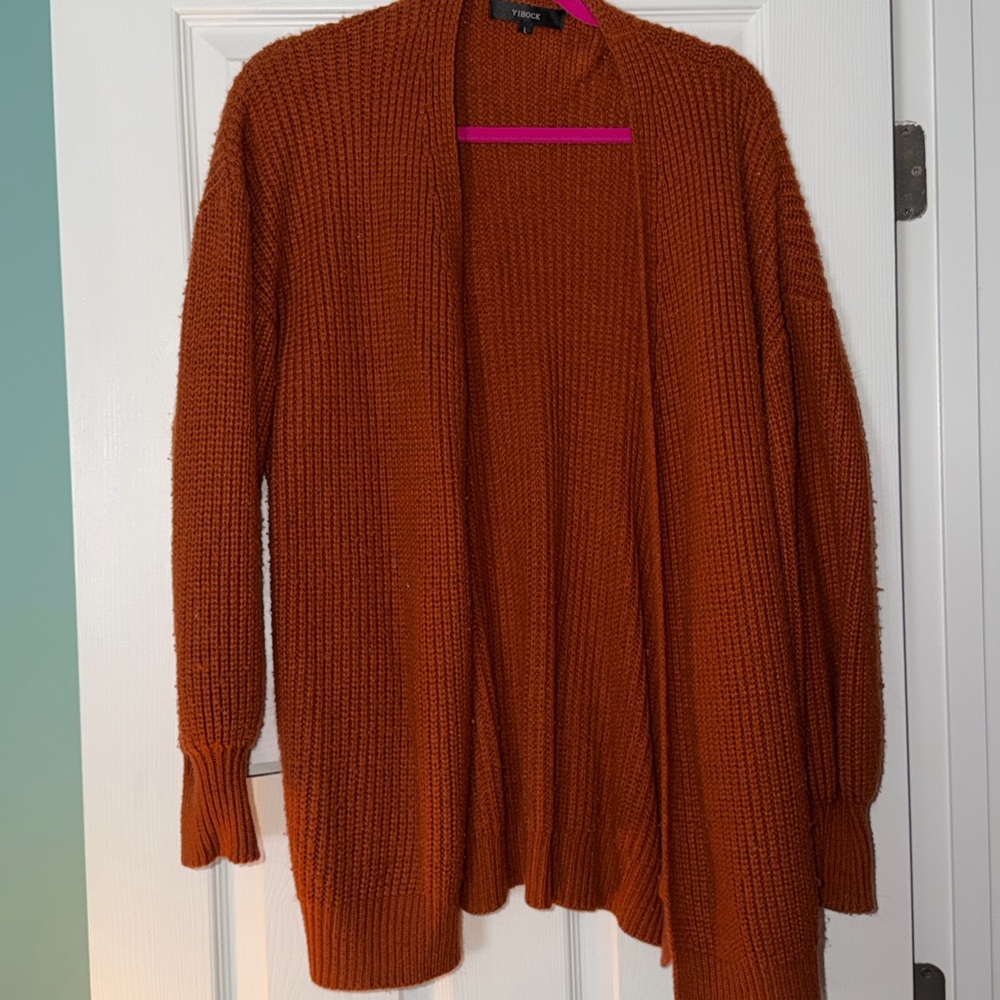 Target Women's Warm Rust Cardigan